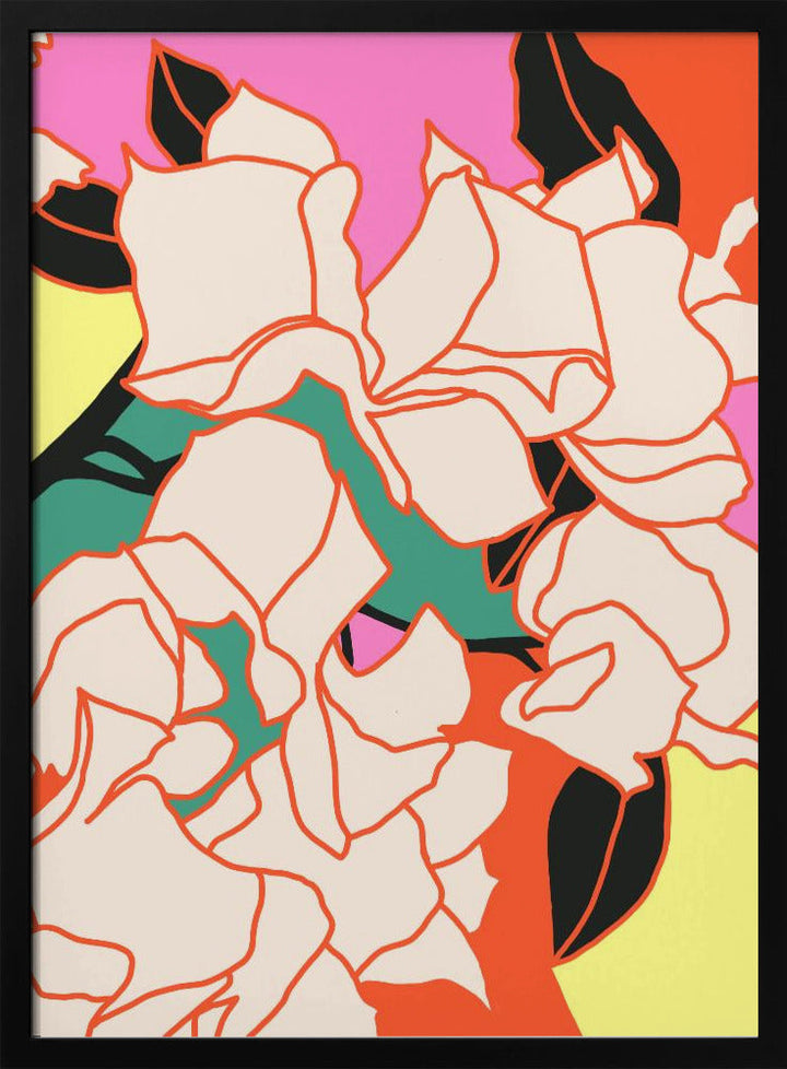 Pink Bougainvillea Essence - Stretched Canvas, Poster or Fine Art Print I Heart Wall Art