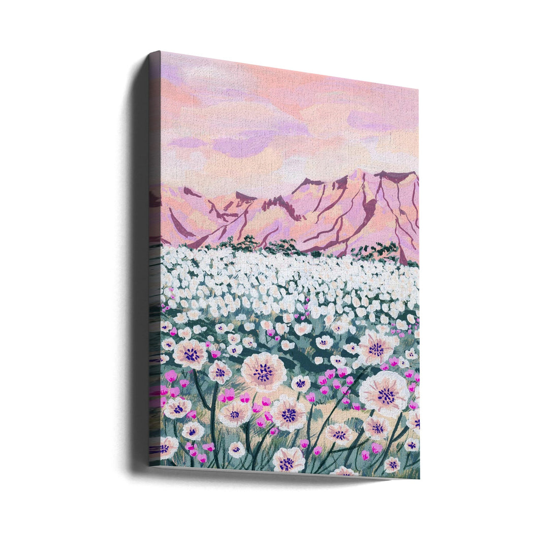 Pink Desert - Stretched Canvas, Poster or Fine Art Print I Heart Wall Art