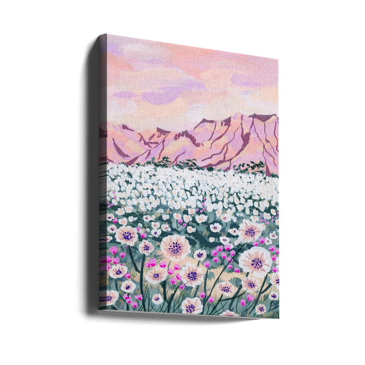 Pink Desert - Stretched Canvas, Poster or Fine Art Print I Heart Wall Art