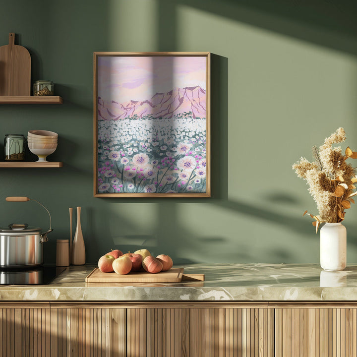 Pink Desert - Stretched Canvas, Poster or Fine Art Print I Heart Wall Art