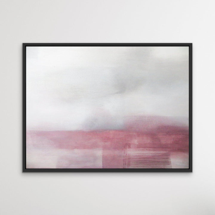 Pink Horizon - Pink Surreal Abstract Landscape Print I Heart Wall Art Australia 