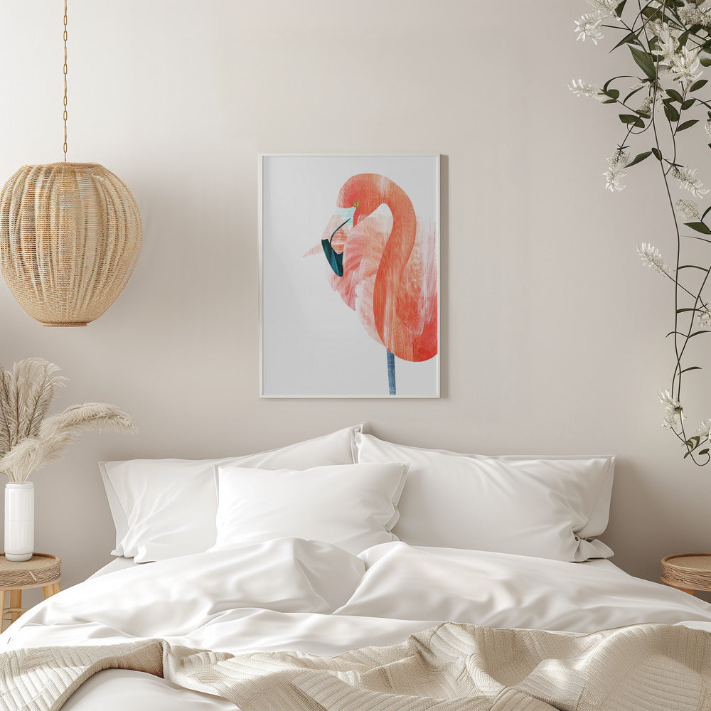 Pink Lady - Stretched Canvas, Poster or Fine Art Print I Heart Wall Art