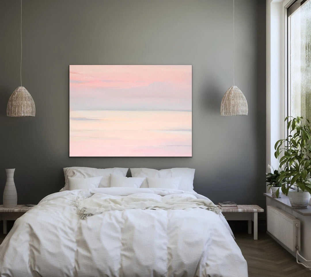 Pink Lit Dawn I Heart Wall Art Australia 