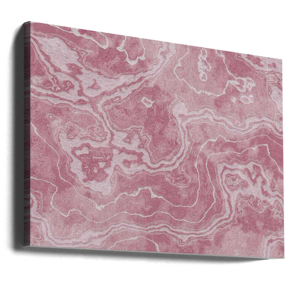 Pink Marble Flow - Stretched Canvas, Poster or Fine Art Print - I Heart Wall Art - Poster Print, Canvas Print or Framed Art Print