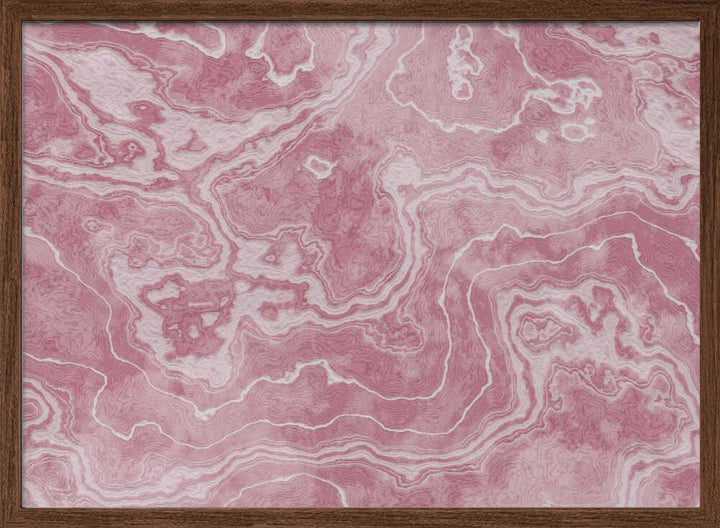 Pink Marble Flow - Stretched Canvas, Poster or Fine Art Print - I Heart Wall Art - Poster Print, Canvas Print or Framed Art Print