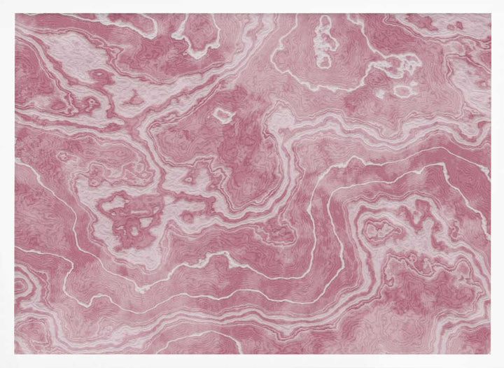 Pink Marble Flow - Stretched Canvas, Poster or Fine Art Print - I Heart Wall Art - Poster Print, Canvas Print or Framed Art Print