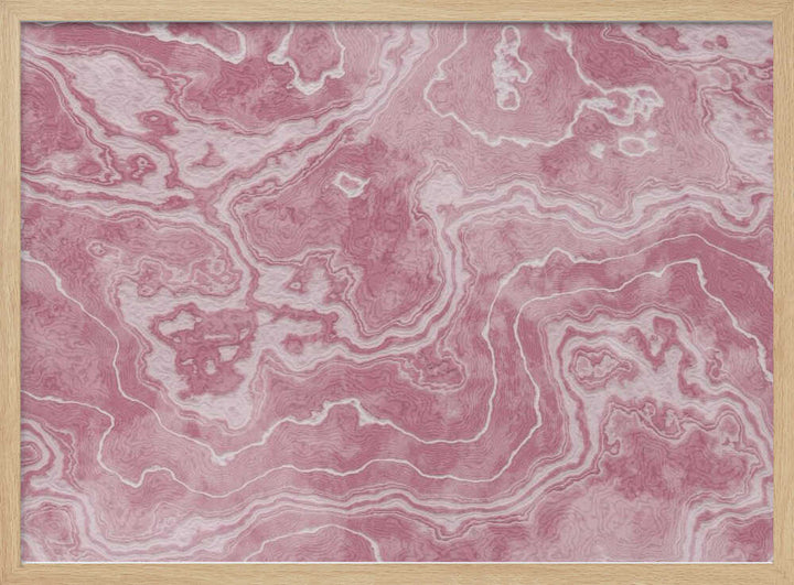 Pink Marble Flow - Stretched Canvas, Poster or Fine Art Print - I Heart Wall Art - Poster Print, Canvas Print or Framed Art Print