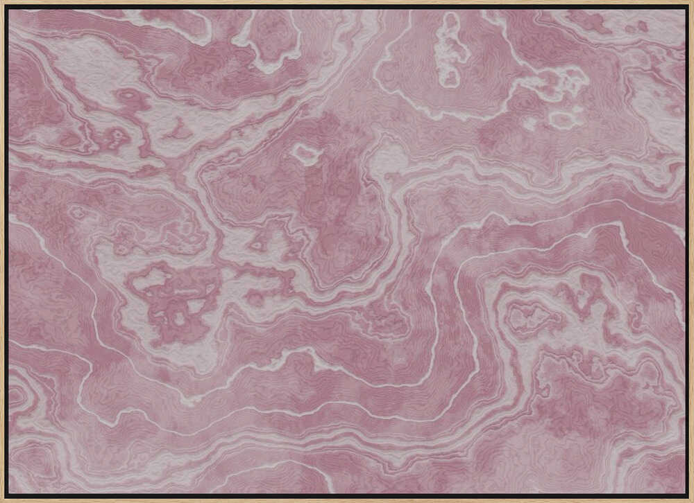Pink Marble Flow - Stretched Canvas, Poster or Fine Art Print - I Heart Wall Art - Poster Print, Canvas Print or Framed Art Print