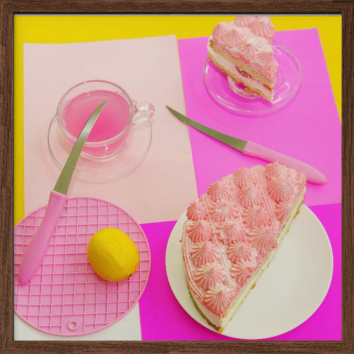 Pink mood - Square Stretched Canvas, Poster or Fine Art Print I Heart Wall Art
