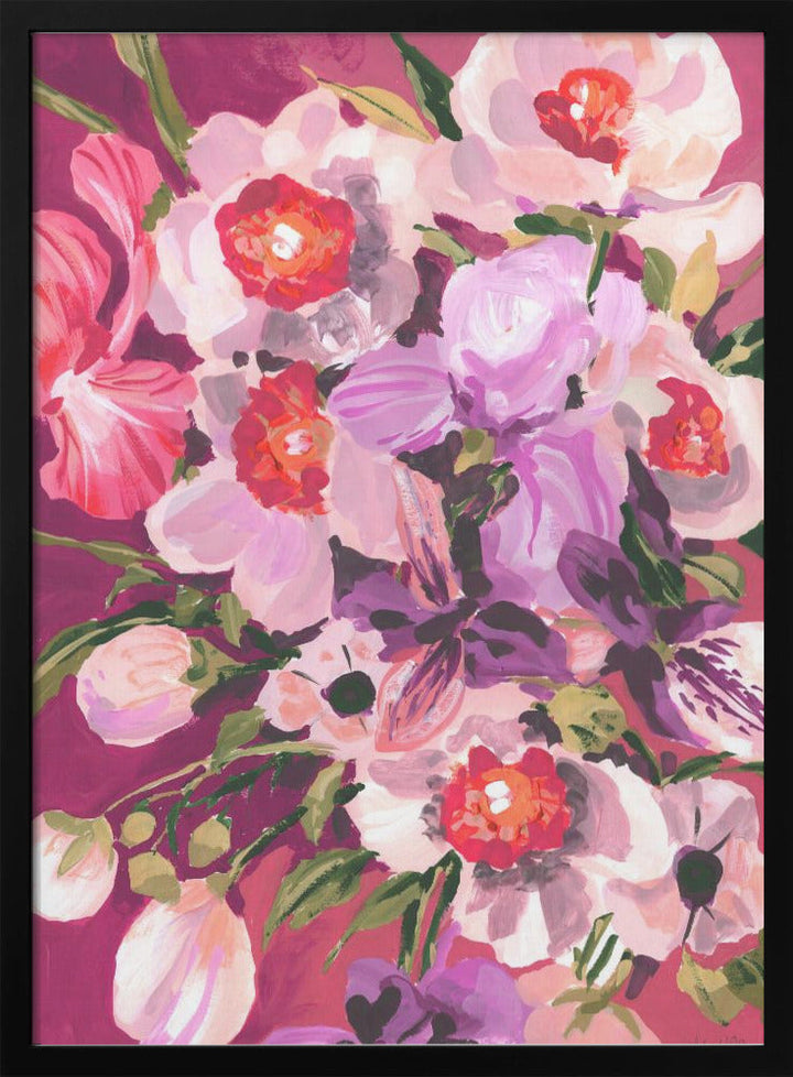 Pink Orchids - Stretched Canvas, Poster or Fine Art Print I Heart Wall Art