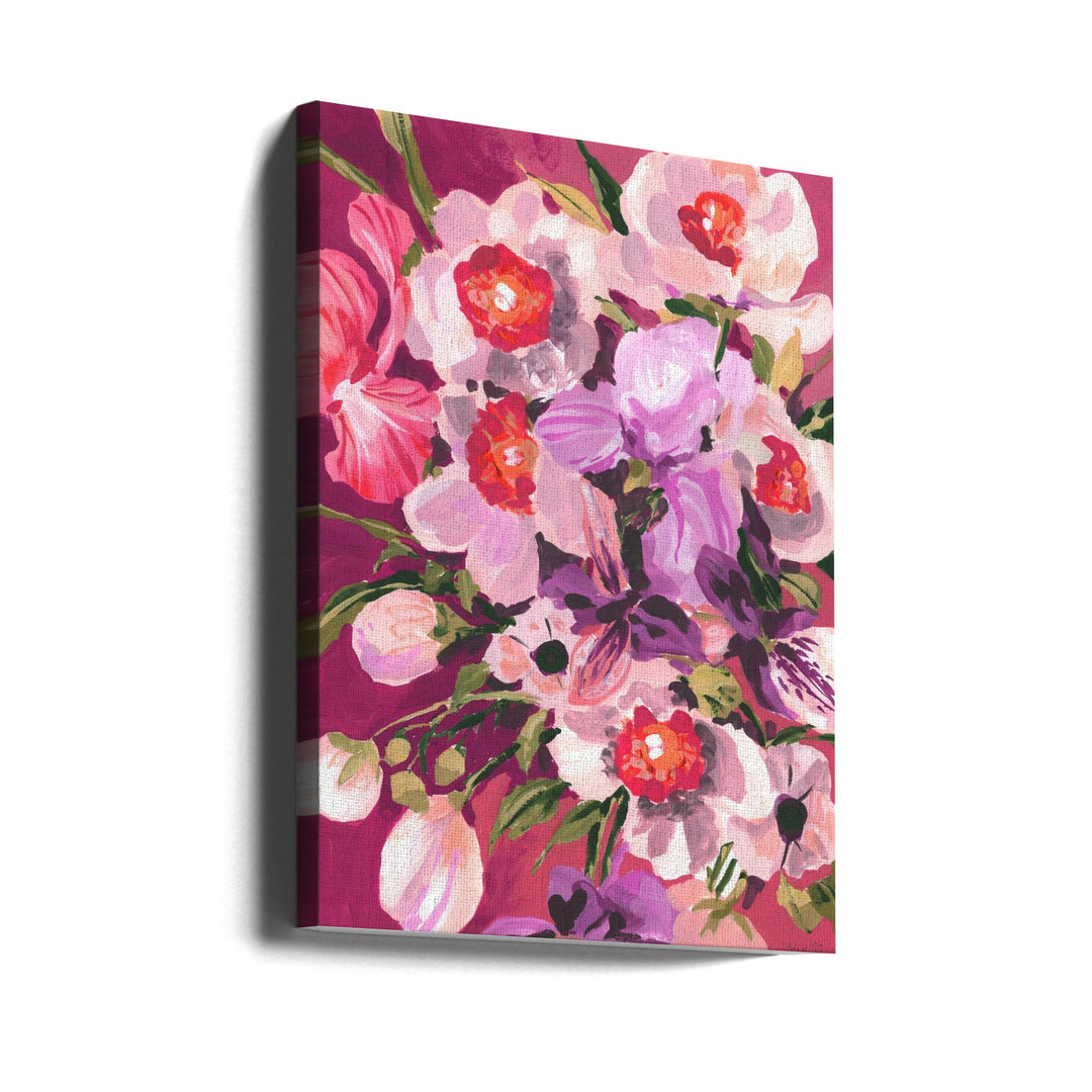 Pink Orchids - Stretched Canvas, Poster or Fine Art Print I Heart Wall Art
