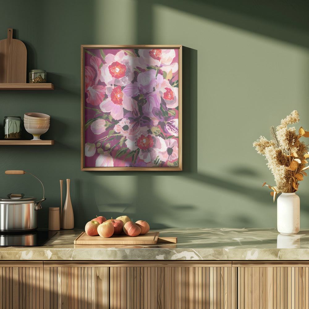 Pink Orchids - Stretched Canvas, Poster or Fine Art Print I Heart Wall Art