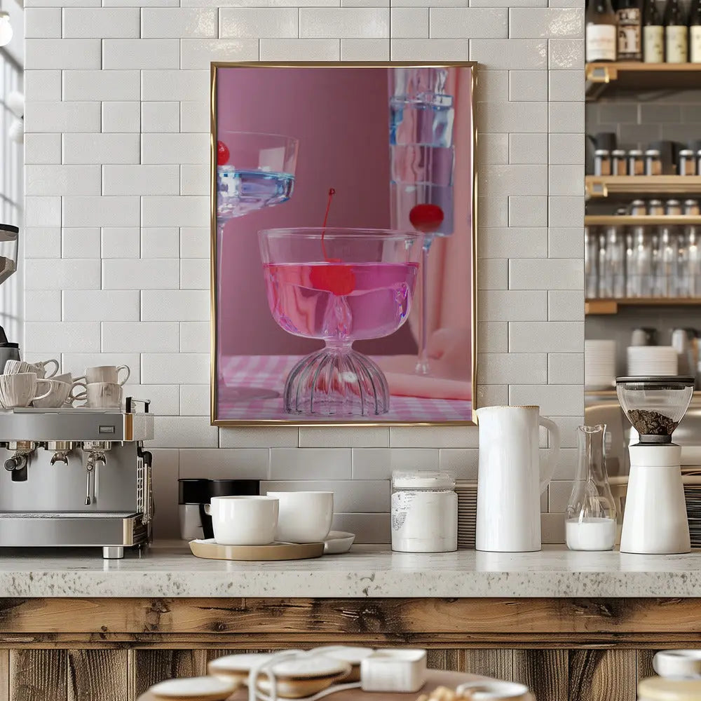 Pink party - Stretched Canvas, Poster or Fine Art Print I Heart Wall Art