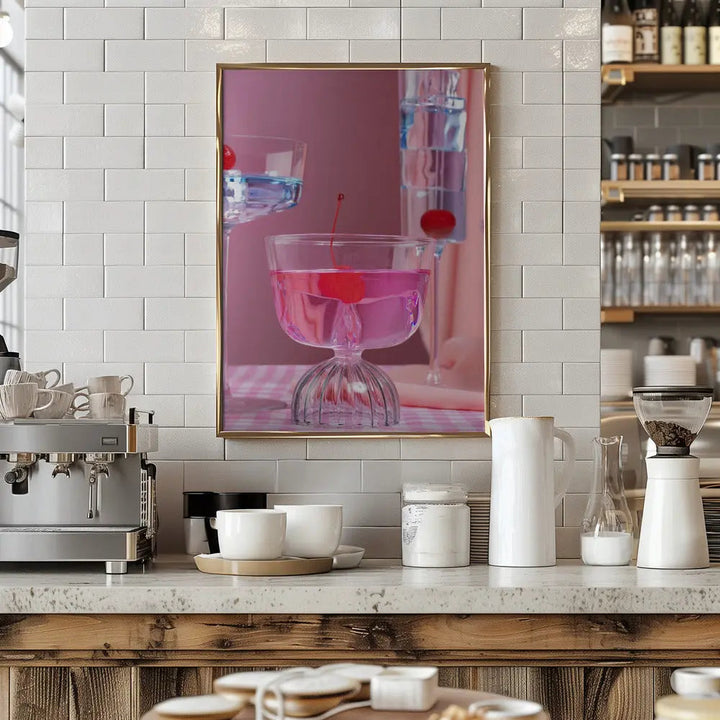 Pink party - Stretched Canvas, Poster or Fine Art Print I Heart Wall Art