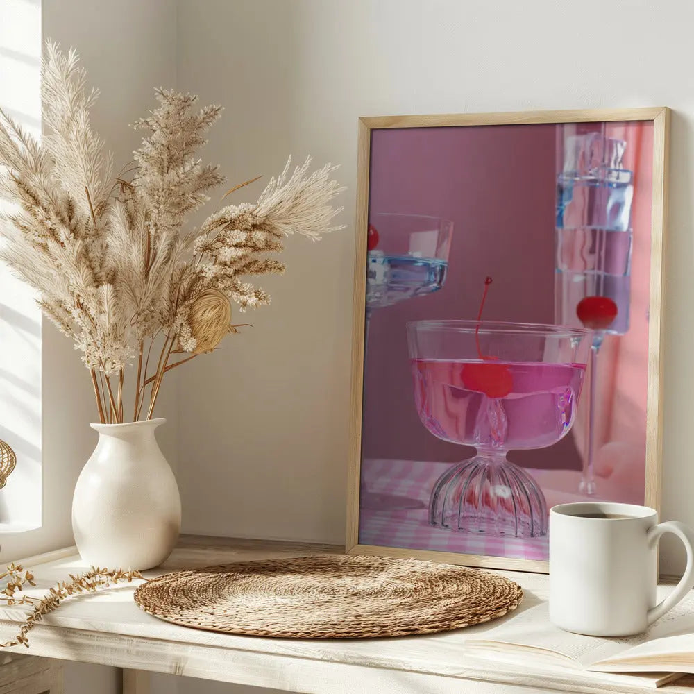 Pink party - Stretched Canvas, Poster or Fine Art Print I Heart Wall Art