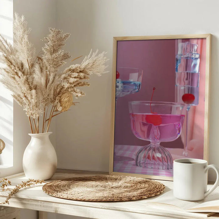 Pink party - Stretched Canvas, Poster or Fine Art Print I Heart Wall Art