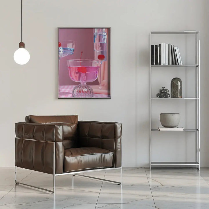 Pink party - Stretched Canvas, Poster or Fine Art Print I Heart Wall Art