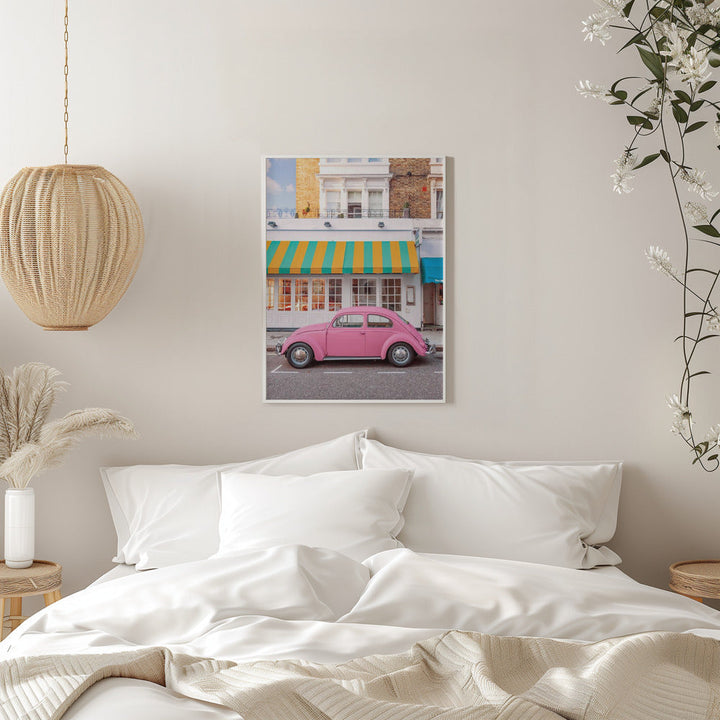 Pink Ride - Stretched Canvas, Poster or Fine Art Print I Heart Wall Art