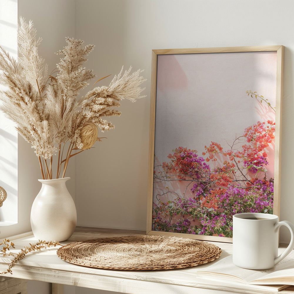 Pink Summer - Stretched Canvas, Poster or Fine Art Print I Heart Wall Art