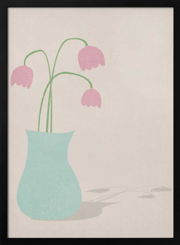 Pink Tulips In the Sun - Stretched Canvas, Poster or Fine Art Print - I Heart Wall Art - Poster Print, Canvas Print or Framed Art Print