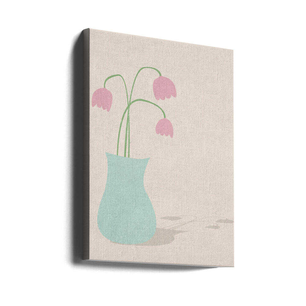 Pink Tulips In the Sun - Stretched Canvas, Poster or Fine Art Print - I Heart Wall Art - Poster Print, Canvas Print or Framed Art Print