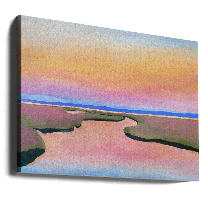 Pink Water - Stretched Canvas, Poster or Fine Art Print - I Heart Wall Art - Poster Print, Canvas Print or Framed Art Print
