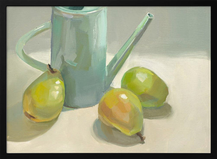 Pitcher and Pears - Stretched Canvas, Poster or Fine Art Print I Heart Wall Art