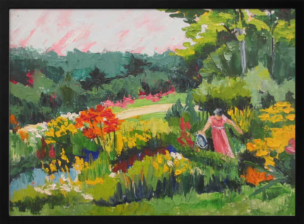 Planting a Garden - Stretched Canvas, Poster or Fine Art Print I Heart Wall Art