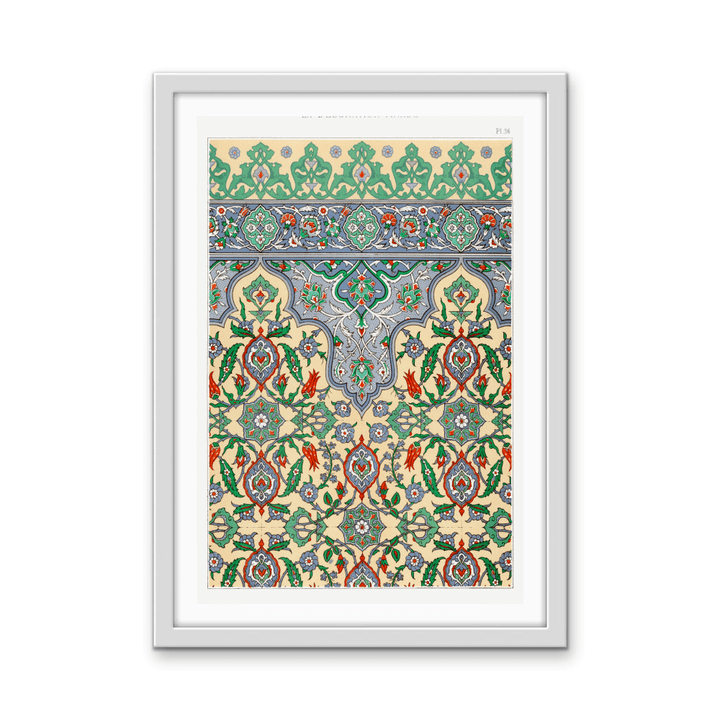 Plate no. 36 by Emile Prisses D’Avennes - Stretched Canvas or Wall Art Print - I Heart Wall Art - Poster Print, Canvas Print or Framed Art Print