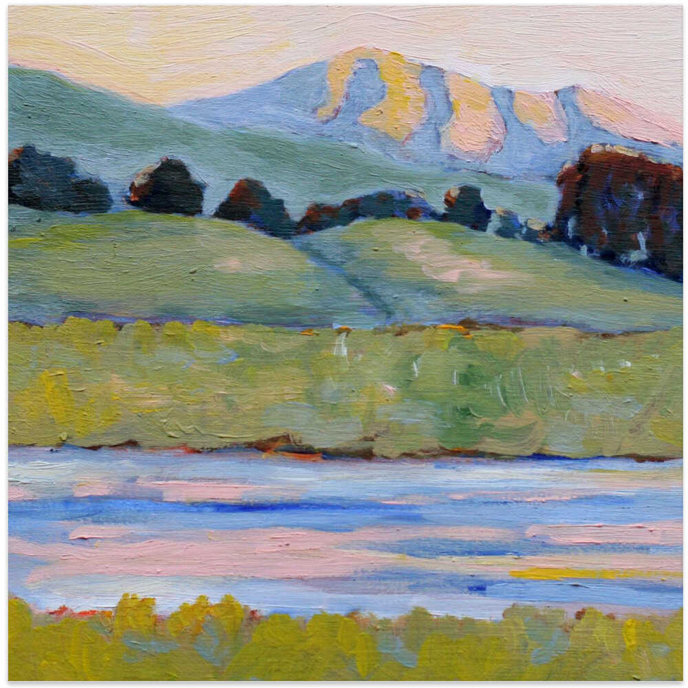 Point Reyes - Square Stretched Canvas, Poster or Fine Art Print - I Heart Wall Art - Poster Print, Canvas Print or Framed Art Print