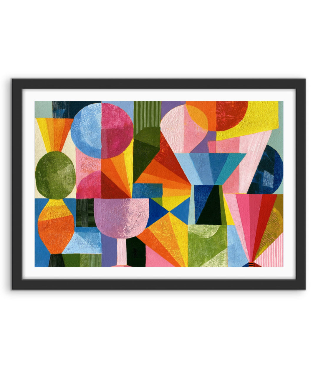 xxxx by IHeartStudio - Colourful Geometric Canvas Print