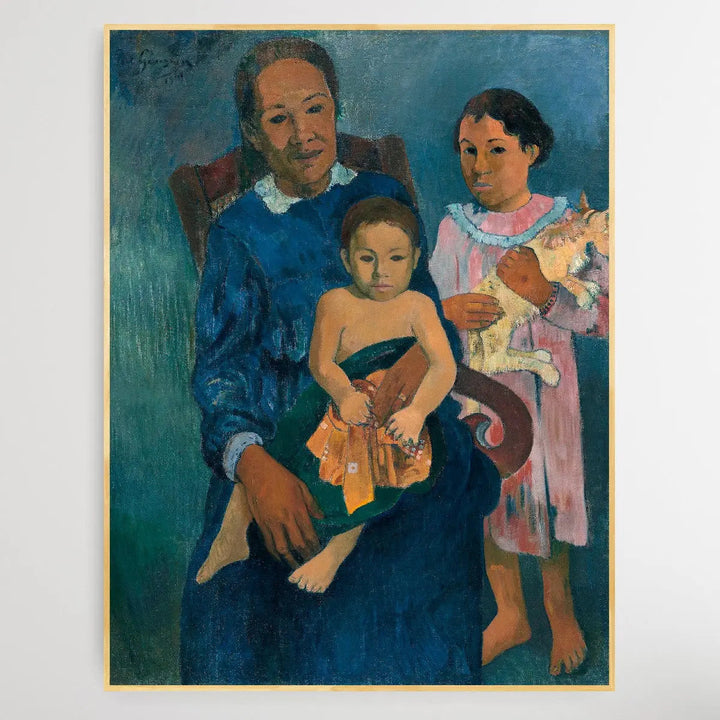 Polynesian Woman with Children (1901) by Paul Gauguin I Heart Wall Art Australia 
