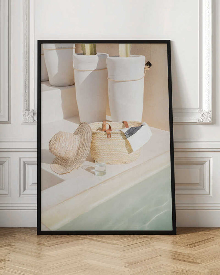 Poolday - Stretched Canvas, Poster or Fine Art Print - I Heart Wall Art - Poster Print, Canvas Print or Framed Art Print