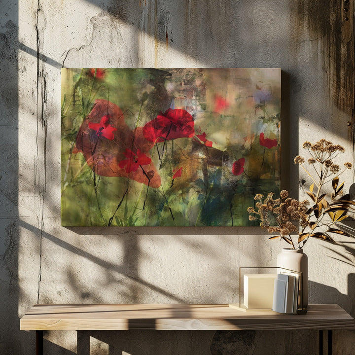 Poppies - Stretched Canvas, Poster or Fine Art Print I Heart Wall Art