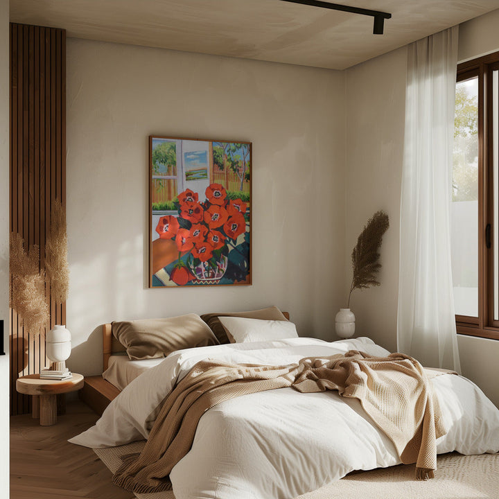 Poppies - Stretched Canvas, Poster or Fine Art Print I Heart Wall Art