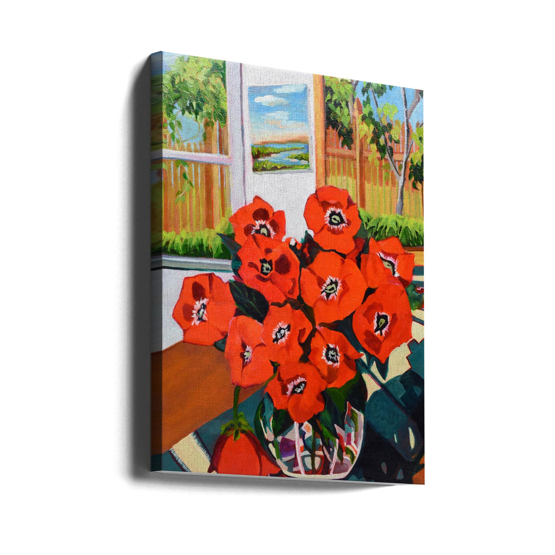 Poppies - Stretched Canvas, Poster or Fine Art Print I Heart Wall Art