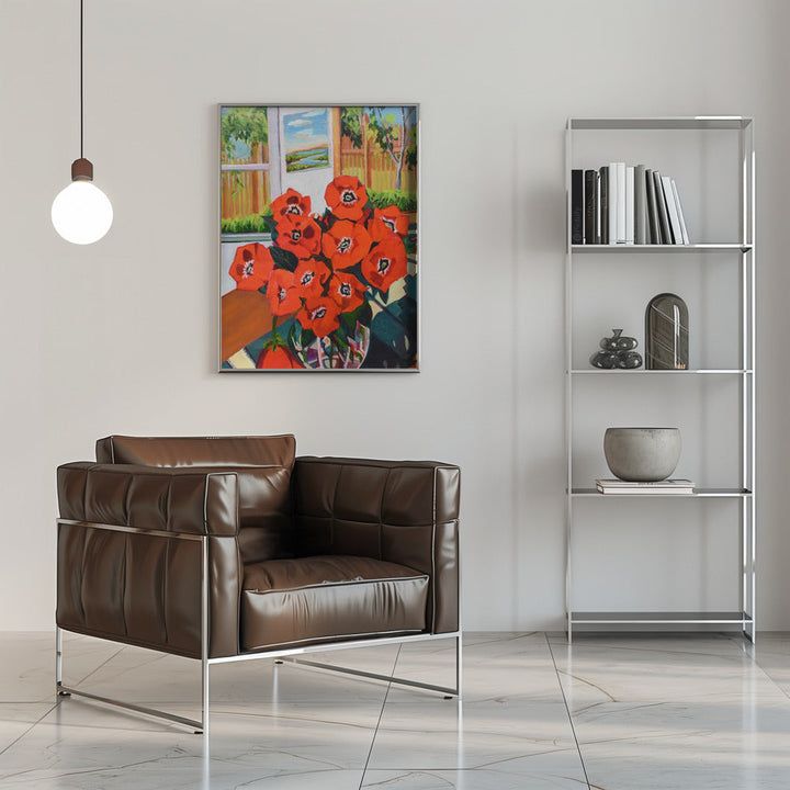 Poppies - Stretched Canvas, Poster or Fine Art Print I Heart Wall Art