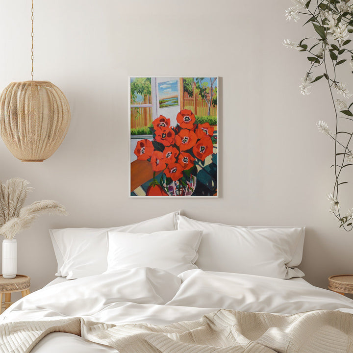Poppies - Stretched Canvas, Poster or Fine Art Print I Heart Wall Art