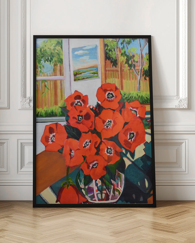 Poppies - Stretched Canvas, Poster or Fine Art Print I Heart Wall Art