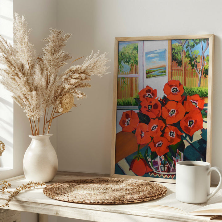 Poppies - Stretched Canvas, Poster or Fine Art Print I Heart Wall Art