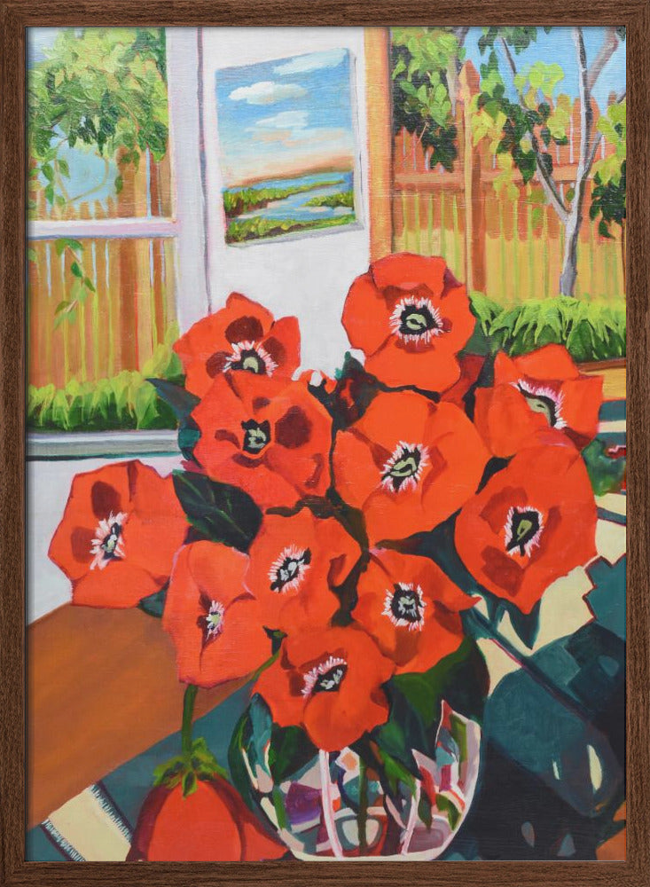Poppies - Stretched Canvas, Poster or Fine Art Print I Heart Wall Art