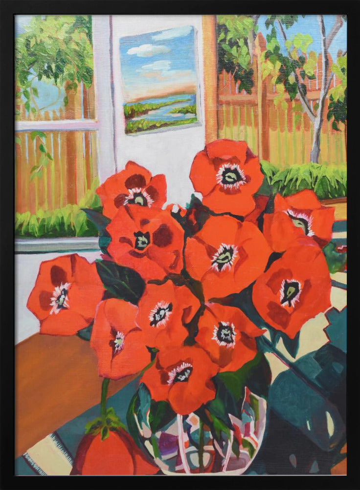 Poppies - Stretched Canvas, Poster or Fine Art Print I Heart Wall Art