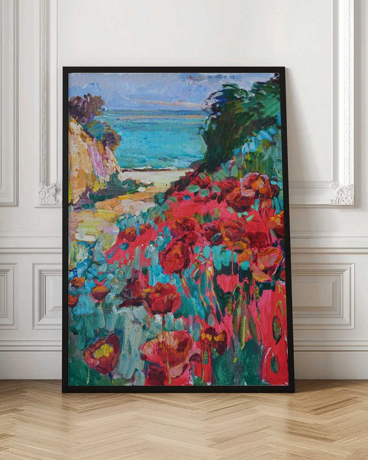 Poppies - Stretched Canvas, Poster or Fine Art Print - I Heart Wall Art - Poster Print, Canvas Print or Framed Art Print