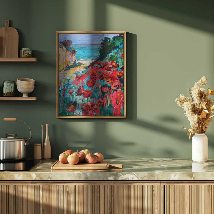 Poppies - Stretched Canvas, Poster or Fine Art Print - I Heart Wall Art - Poster Print, Canvas Print or Framed Art Print