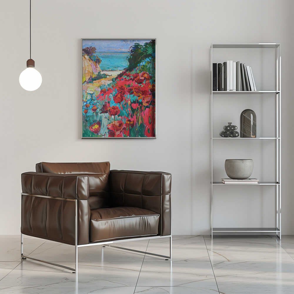 Poppies - Stretched Canvas, Poster or Fine Art Print - I Heart Wall Art - Poster Print, Canvas Print or Framed Art Print