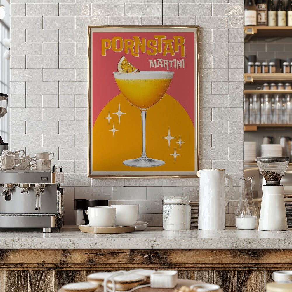 Pornstar Martini - Stretched Canvas, Poster or Fine Art Print I Heart Wall Art