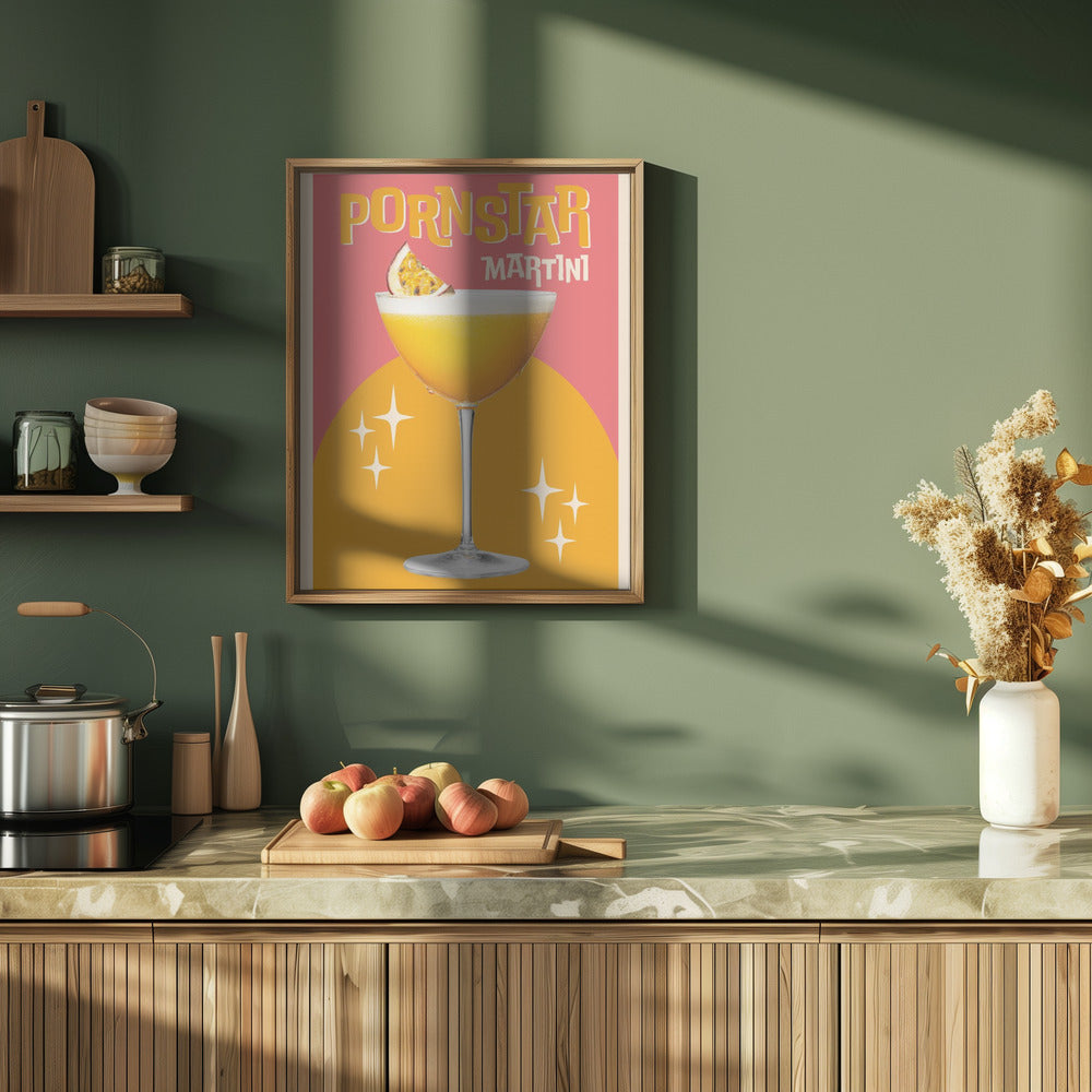 Pornstar Martini - Stretched Canvas, Poster or Fine Art Print I Heart Wall Art