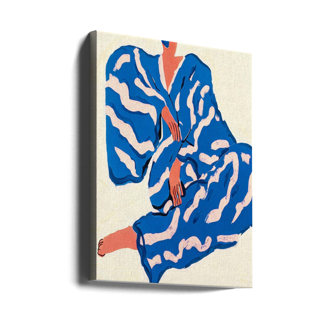 Portrait Indigoreverie - Stretched Canvas, Poster or Fine Art Print I Heart Wall Art