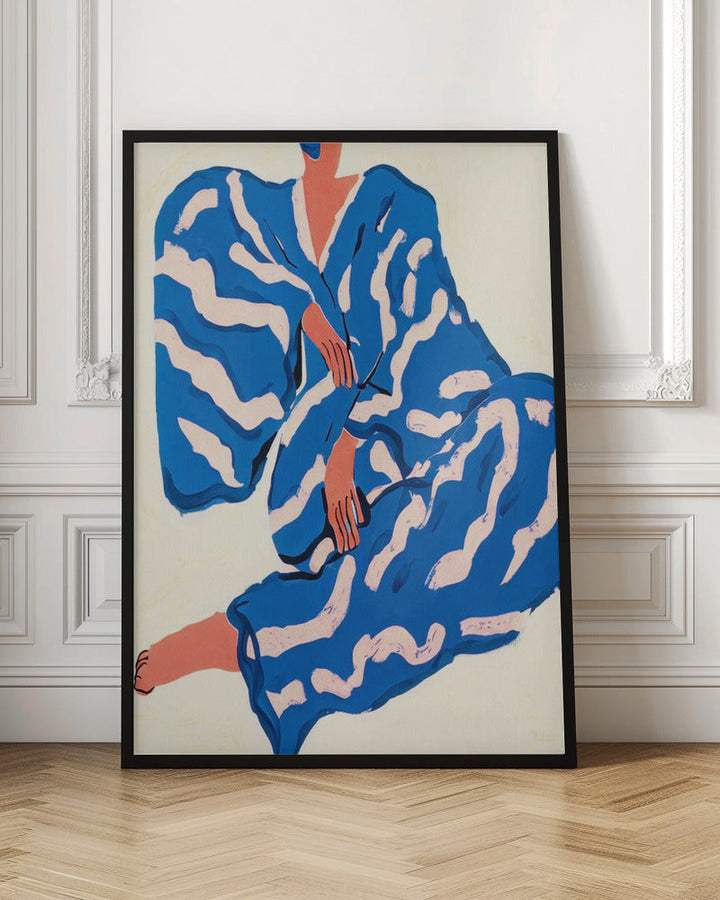 Portrait Indigoreverie - Stretched Canvas, Poster or Fine Art Print I Heart Wall Art