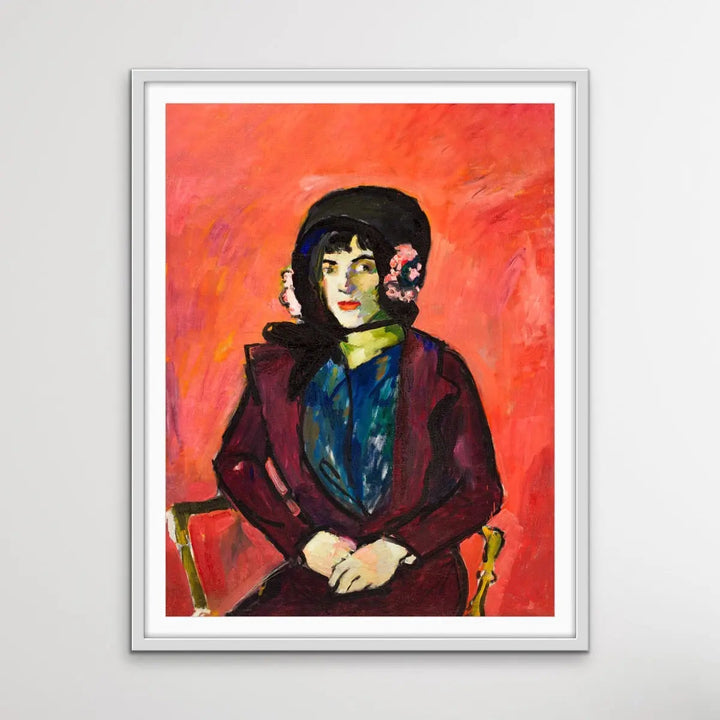 Portrait of a Girl (1909–1914) by Henry Lyman Sayen - Print - I Heart Wall Art